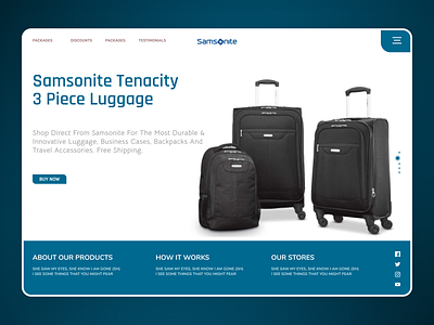 Travelling Bags branding design modern new typography ui ui design uidesign ux web