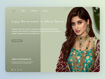 Jewelry Web design branding design new newdesign online social social media design ui ux web website