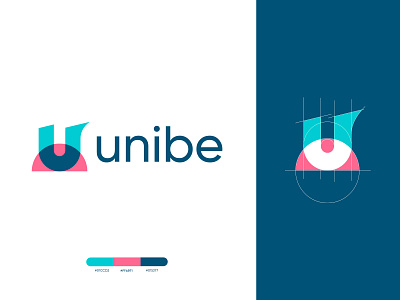 Unibe logo a b c d e f g h i j k l m brand identity branding clean design creative ecommerce flat logo letter logo logo logo design logotypo minimal minimalist logo modern logo n o p q r s t u v w x y z overlay logo professional simple logo startup logo u logo