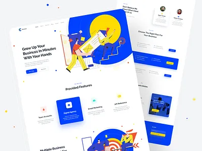 Business Landing agency business business landing creative design header landing landing design landing page landingpage ui uiux uix ux web web agency web design web ui webdesign website