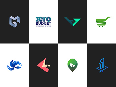 Logo Collection adobe illustrator aquatic blue branding clothing collection creative design export green logo logo design logodesign logomark logos logotype minimal online store typography vector