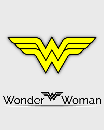 Wonder Woman cartoon dc dccomics design icon illustration logo vector wonder woman logo wonderwoman