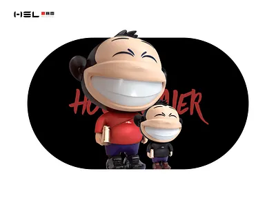 IP3 animal branding c4d design illustration ip monkey typography ui ux web