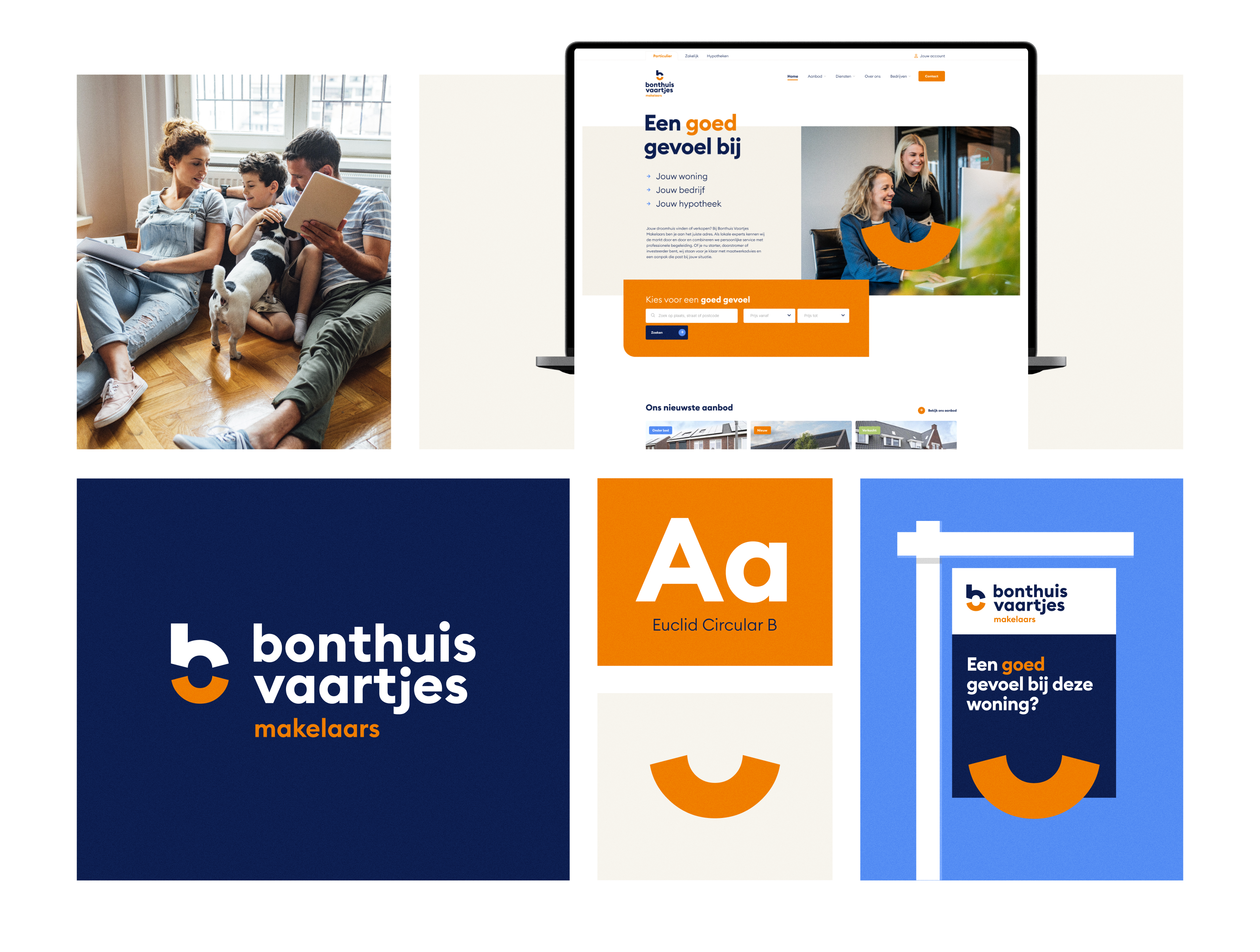 New look & feel for a real Estate Agency brand branding broker design graphic design grid identity logo mark real estate realestate typography ui ux