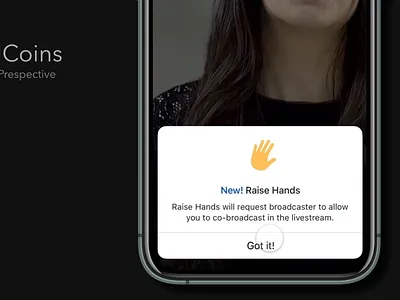 🎁 Gift Coins during livestream broadcaster coins gifts livestream mobile motion design transaction