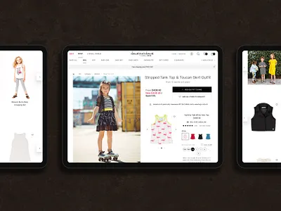 New design for Deux par Deux web site / eCommerce baby clothes category page children store dresses ecommerce business ecommerce design ecommerce shop fashion fashion brand kids magento 2 minimal minimal shop responsive design shop store web webdesign