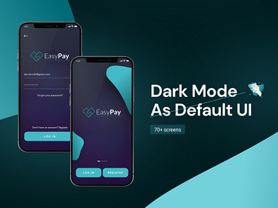 Dark Mode and White Label access management dark dark mode fintech interaction design it security mobile mobile app pay payment prototyping remote security security app white label wireframe wireframing
