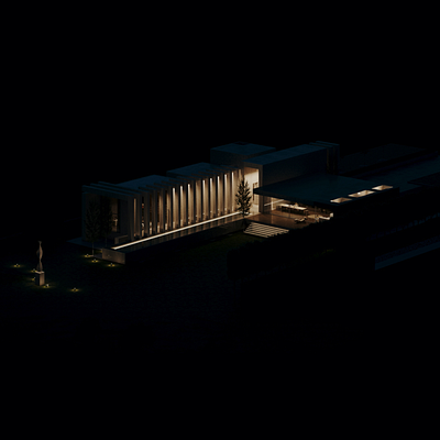 2,5 years since last publication on Behance 3d adobe photoshop architectural visualization architecture archviz building flat flatdesign photoshop render