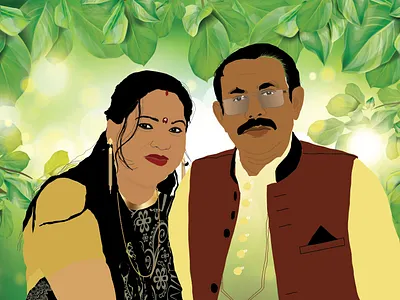 Couple Pic:1 digital art digital illustration digital painting digitalart illustration vector