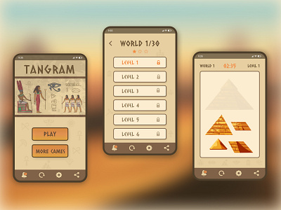 Game mobile design design mobile design ui