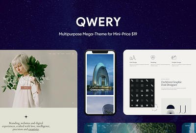 Qwery - Multi-Purpose Business WordPress Theme blog business e commerce web design webdesign wordpress wordpress theme wordpress themes