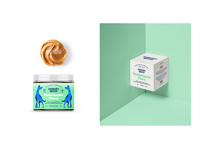 The HangryWoof branding design dog dog supplements graphic design illustration packaging packaging design pet pet supplements typography