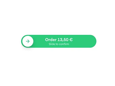 Slide button bolt food button microinteraction slide