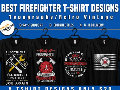 Best American Firefighter shirt design for a patonate firefigher bulk t shirt design custom t shirt design custom tshirt design design firefighter hunting illustration trendy tshirt typography vector