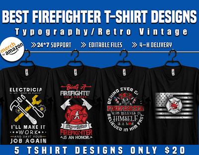 Best American Firefighter shirt design for a patonate firefigher bulk t shirt design custom t shirt design custom tshirt design design firefighter hunting illustration trendy tshirt typography vector