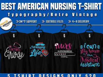 Best American Nursing shirt design for nurse Lover 12 12th apparel brain care cloth clothes clothing creative design template eps family fashion health health care healthy heart hospital nurse vector