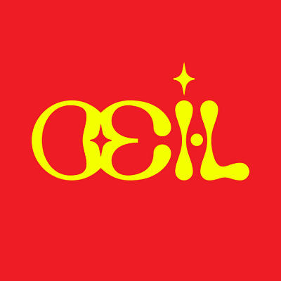 OEIL REAL NOISE LOGO branding design illustration logo type typography vector