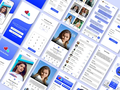 Dating App | Online Dating Mobile App app development chatting app couple dating love mobile app mobile app design online dating partner social app social media app tinder