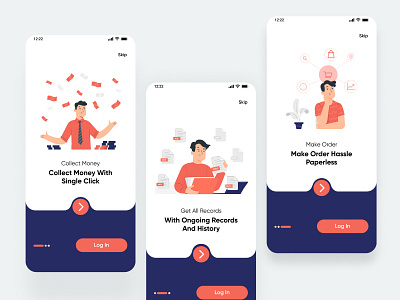 Mobile App Onboarding adobexd android app design figma mobile app ui uidesign uiuxdesign ux