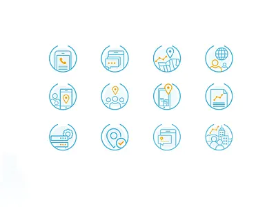 Icon Design brand identity design icon icon set icons website