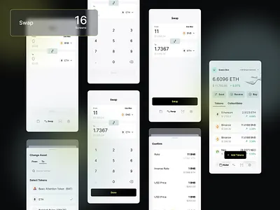 Swap Tokens - Cryptooly Crypto DeFi Wallet asset management buy collectibles nft crypto cryptocurrency decentralized defi defi wallet exchage receive seed phrase send swap tokens token wallet
