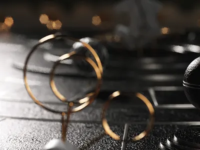 blurred vision 3d art 3dmodel cinema4d redshift3d rendering