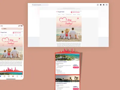 Travel emailer design banner branding design ecommerce email email design illustration minimal traverl ui design ux web