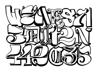 Hand-stylin' Fun with Type digital art hand lettering illustration illustrator letterforms poster type typography vector vector art