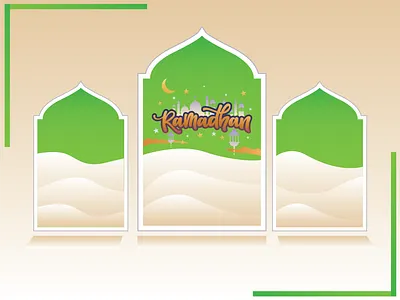 Ramadhan Mubarak is coming art comic design flat graphic design illustration illustrator typography vector