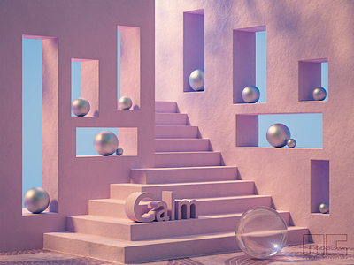 Calm arch 3d art 3d artist b3d blender concept design food and drink modern product render