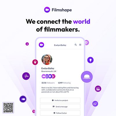 Filmshape android app design ios iphone social ui ux web