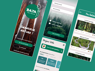 Design a reserve nature app app app design connect discover french journey research ui uichallenge userinterview ux