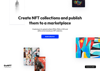 GeNFT app crypto cryptocurrency dashboard design nft ui ux web web3