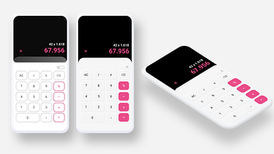 Modern calculator app app calculator calculator app calculator design calculator ui design futuristic glass effect glassmorphism glassy