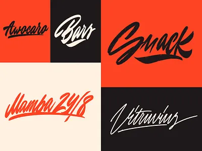 Lettering Logo Sketches Collection branding calligraphy clothing design fashion font free hand lettering identity lettering logo logotype mark packaging script sketches streetwear type typo typography