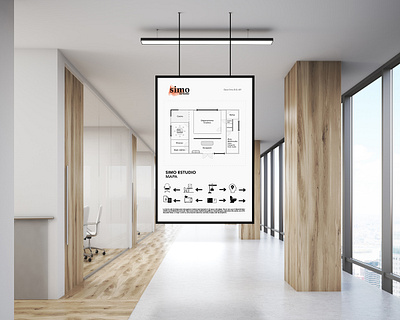 Mapa Estudio Mockup arquitecture icons illustrator mockup
