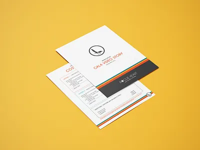 Rogue Heart Media Proposal Template brand identity branding corporate brand identity corporate branding document design film layout design proposal video