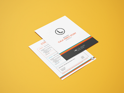 Rogue Heart Media Proposal Template brand identity branding corporate brand identity corporate branding document design film layout design proposal video