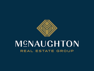 McNaughton Real Estate Group brand identity logo logo design mark typography