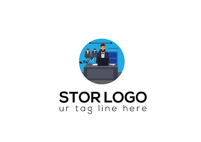 Stor Logo Design branding design illustrator logo vector