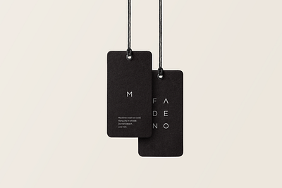 Fadeno brand identity branding branding design design fashion fashion brand fashion design label label design tag tag design tags type typography