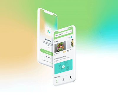 Elemental - Food Ordering App design food food app mobile mobile app ux uxui webdesign