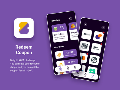 DailyUI 061 Redeem Coupon daily 100 challenge dailyui dailyuichallenge figma ui uidesign