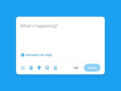 Twitter Tweet Box with Character Limit Highlighting html css javascript
