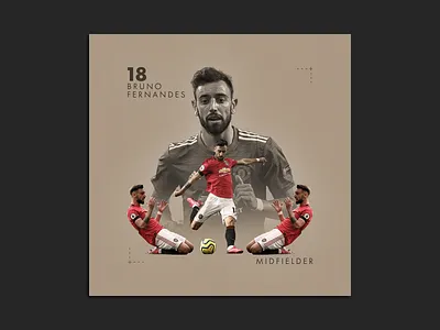 Bruno Fernandes Poster graphic design