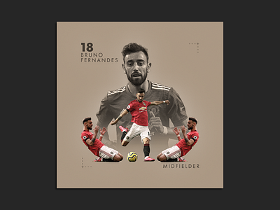 Bruno Fernandes Poster graphic design