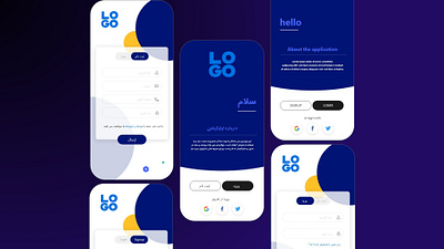 login ui app android app app design application brand branding design english farsi ios iran login persian ui uiux user experience user interface design userinterface ux xd