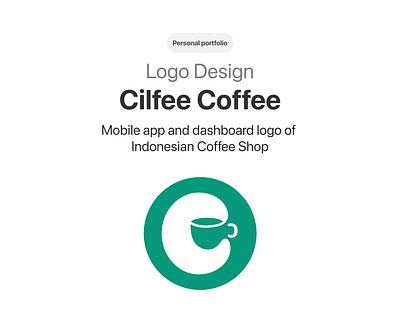 Cilfee Coffee Logo branding design flat illustration logo logo design vector