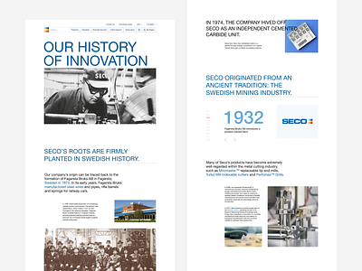 SECO – corporate website redesign design figma minimal typography ui ux web webdesign website website design