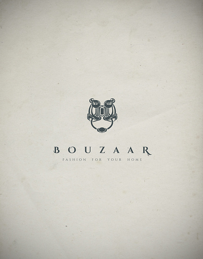 Bouzaar logo design elegant fashion furniture logo